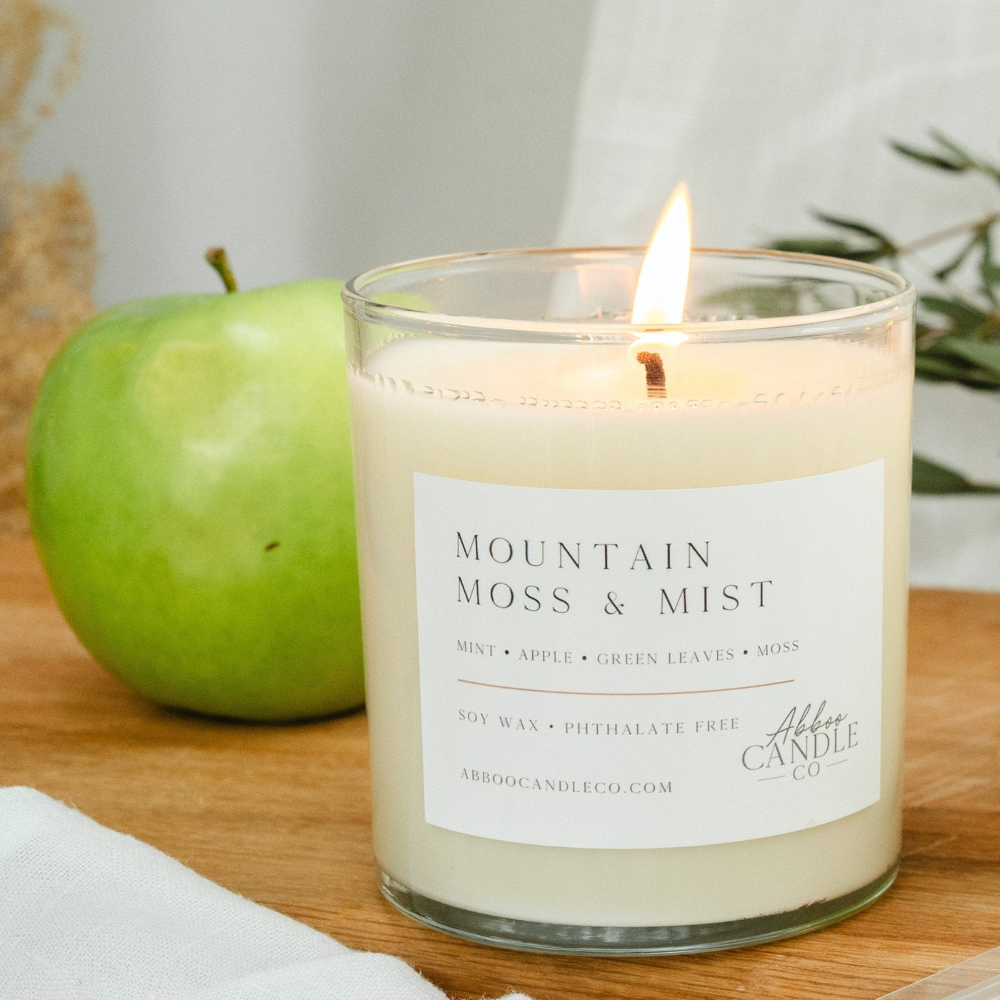 Mountain Moss and Mist Soy Tumbler Candle