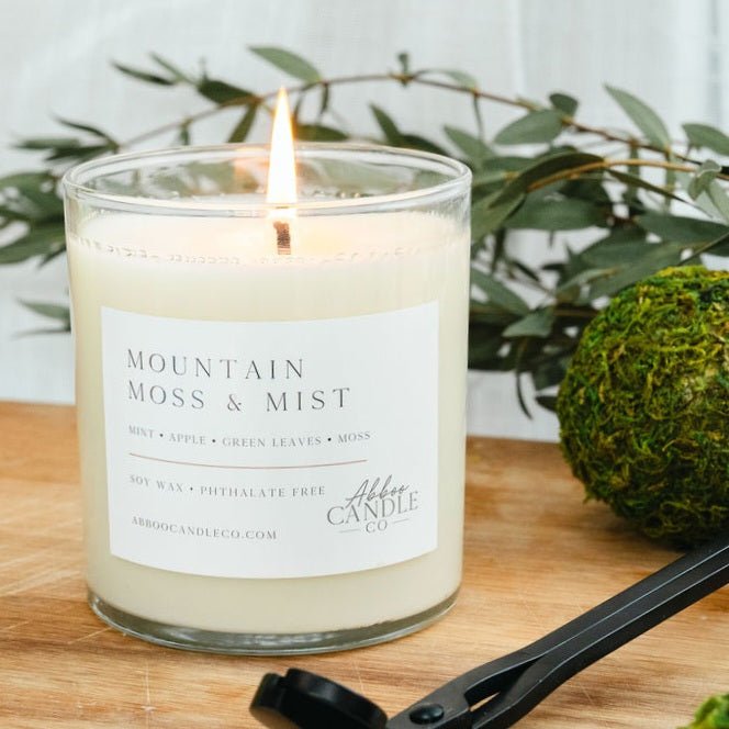 Mountain Moss and Mist Soy Tumbler Candle