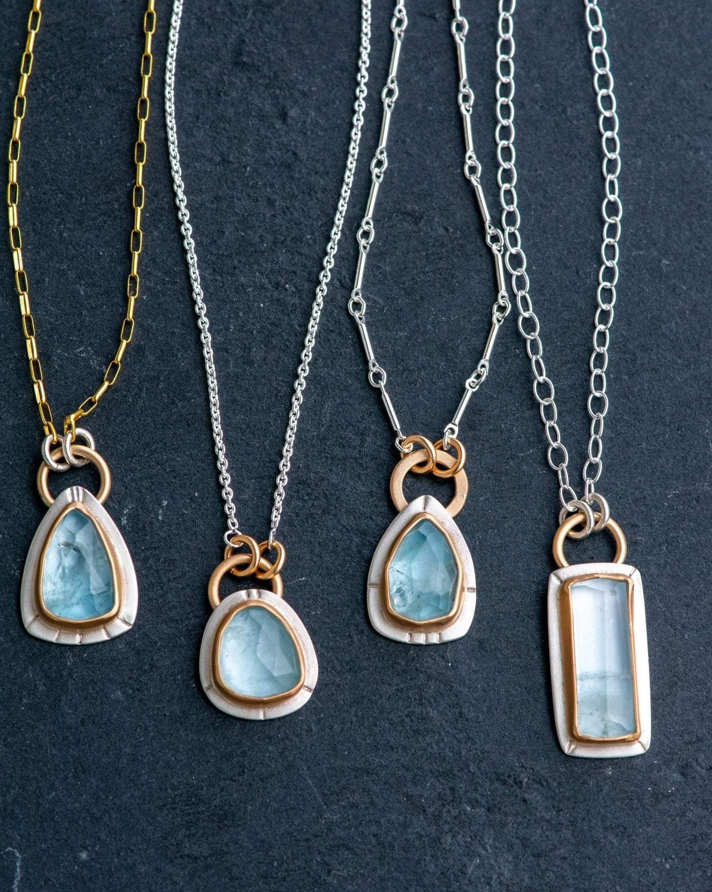 MOUNTAIN WATERS AQUAMARINE NECKLACES