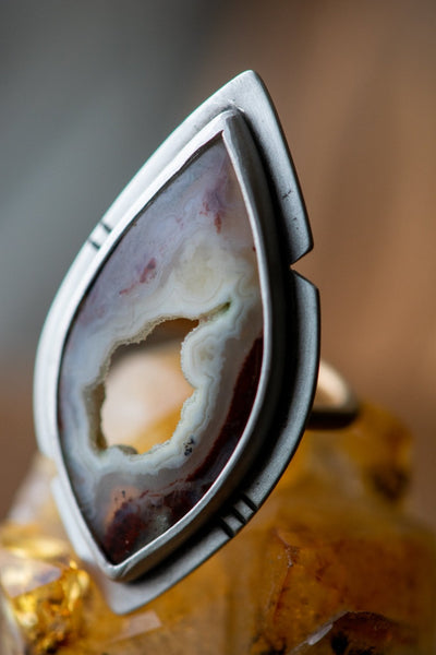 NEBULA AGATE RING