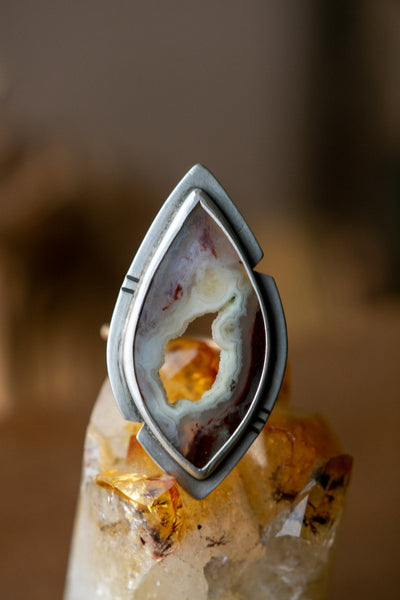 NEBULA AGATE RING