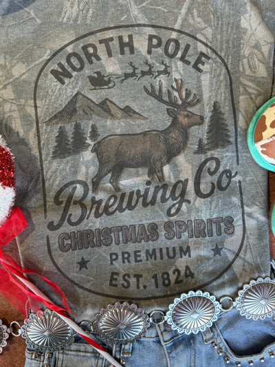 North Pole Brewing Co RealTree Camo Graphic Tee