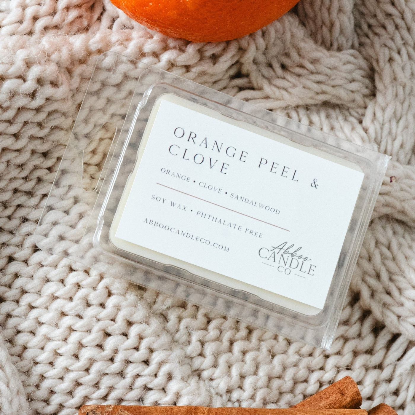 Orange Peel and Clove Soy Wax Melts