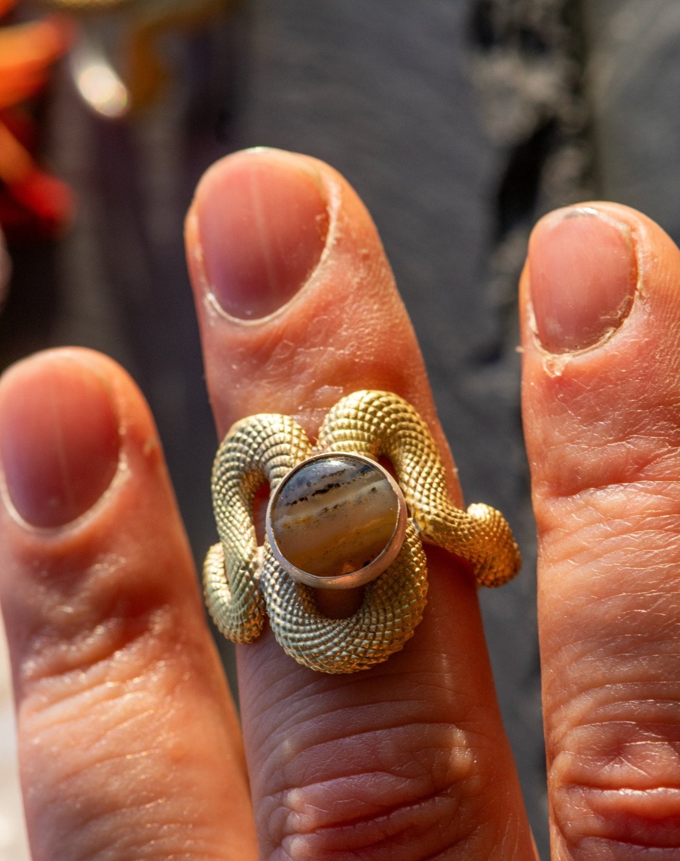 OUROBOROS COMPASSION SET SIZE 8 RINGS