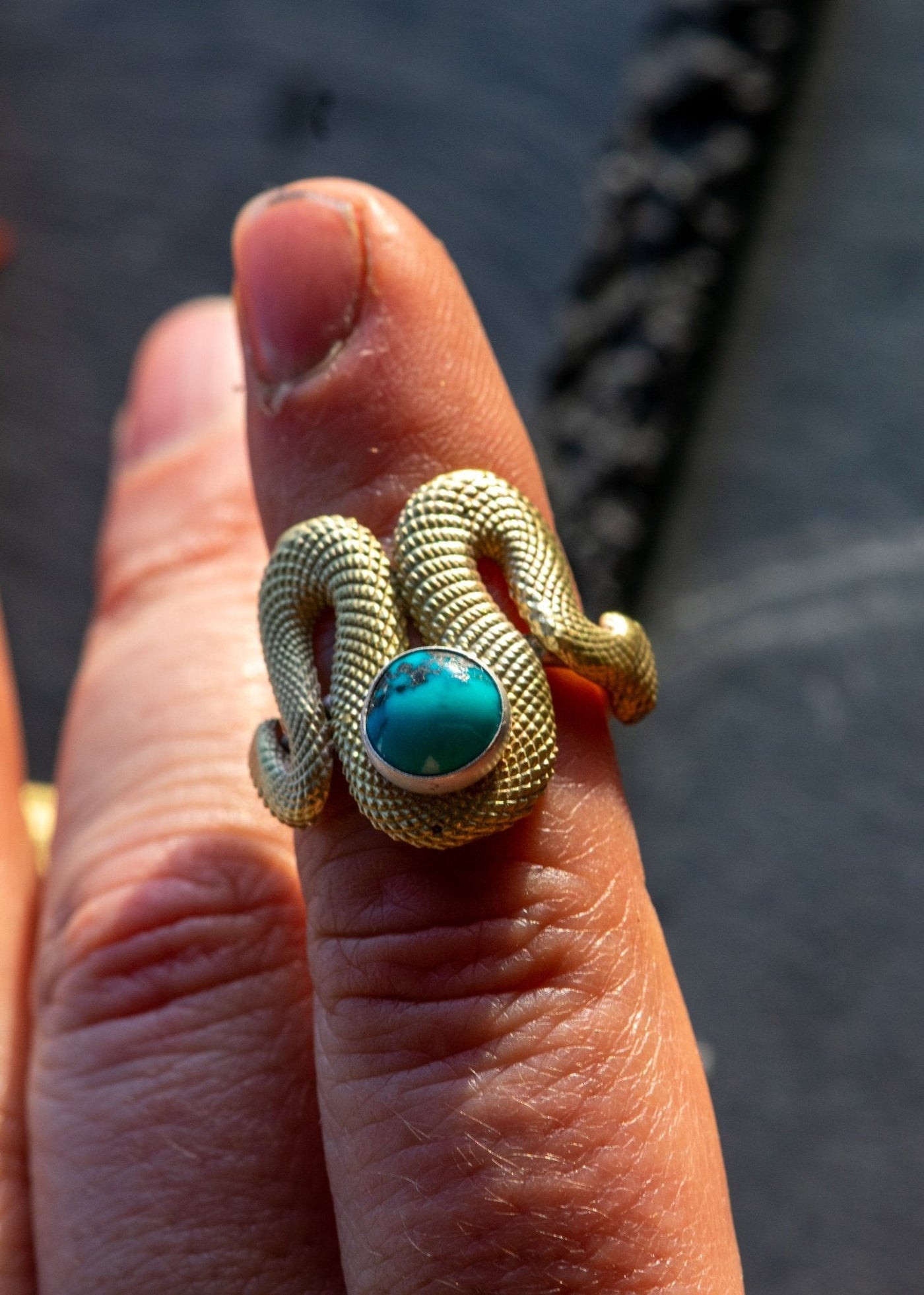 OUROBOROS SIZE 7 WATER SET RINGS