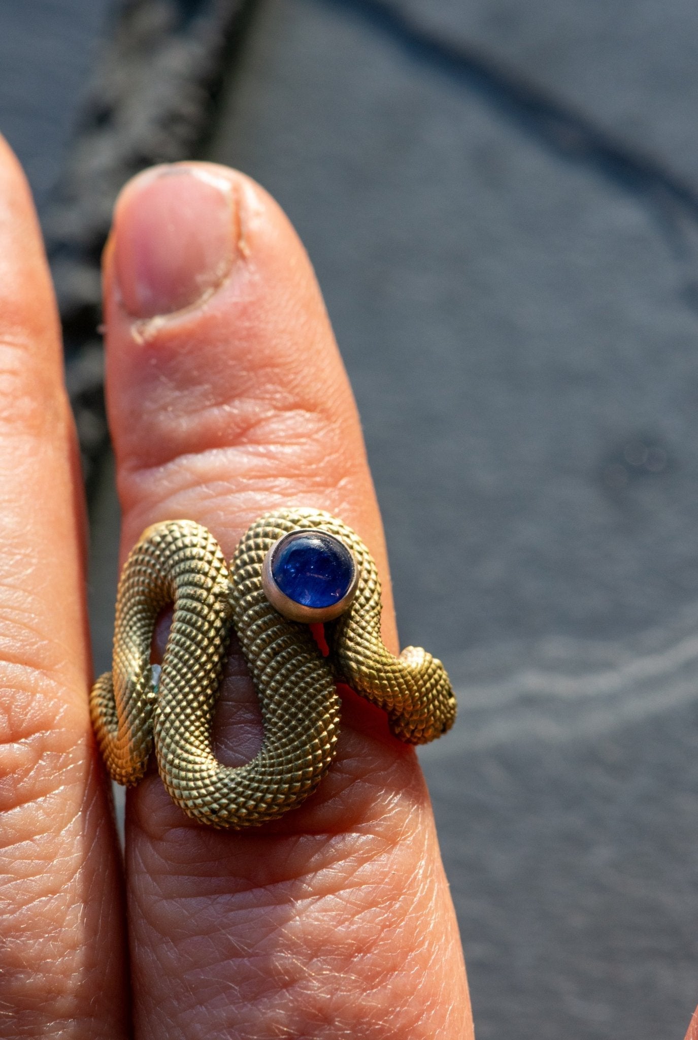 OUROBOROS SIZE 7 WATER SET RINGS