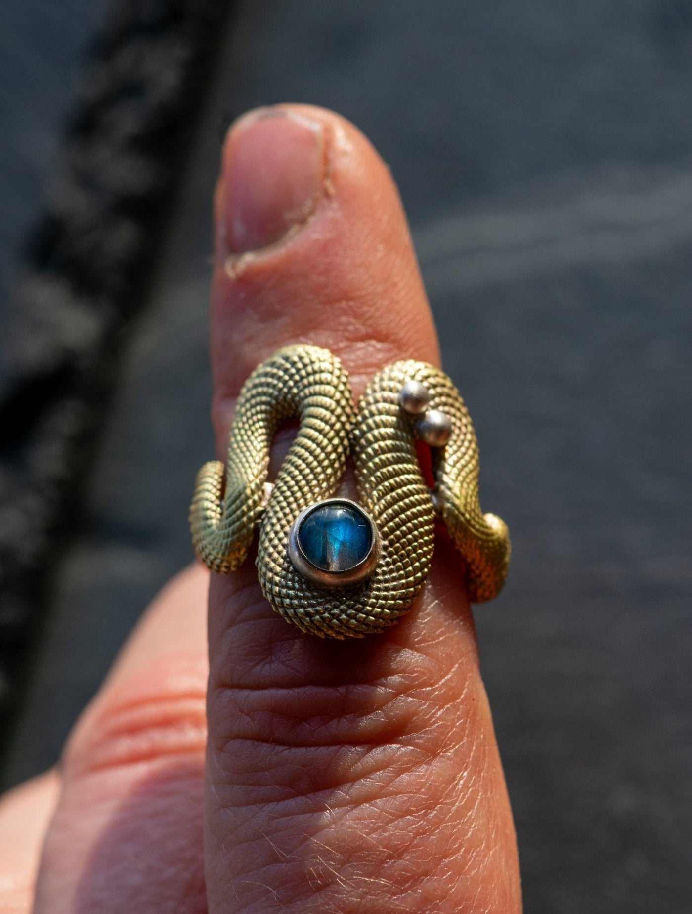 OUROBOROS SIZE 7 WATER SET RINGS