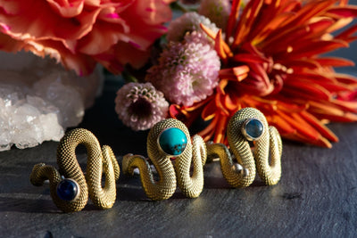 OUROBOROS SIZE 7 WATER SET RINGS