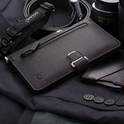 P02 PIONEER™ TRAVEL WALLET with PEN & NOTEBOOK