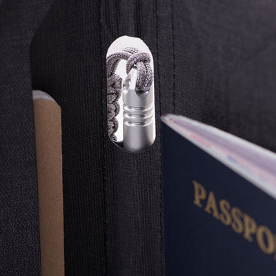 P02 PIONEER™ TRAVEL WALLET with PEN & NOTEBOOK