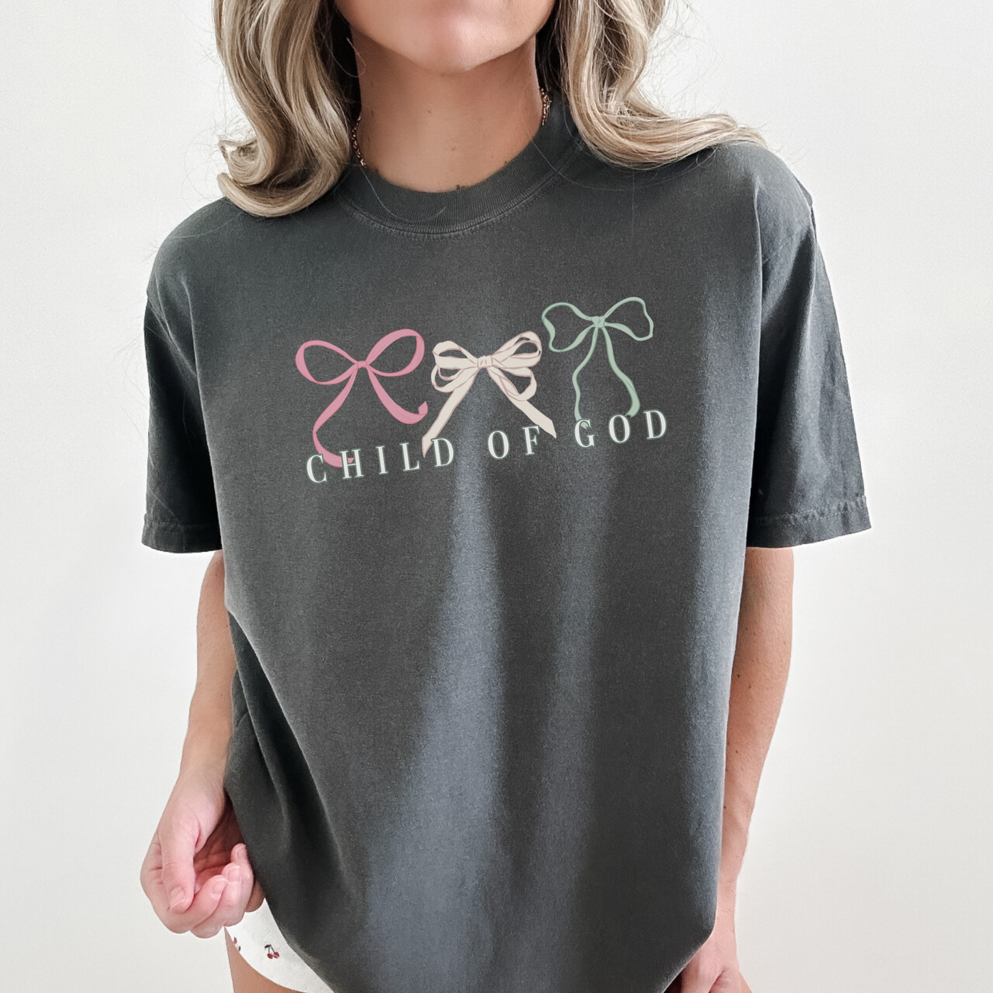 Child of God Bow Graphic Tee