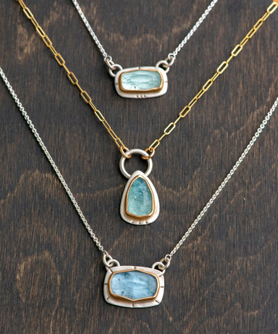 POOLSIDE AQUAMARINE NECKLACES
