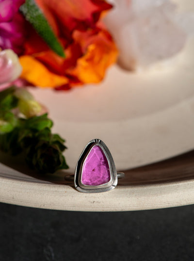 PRETTY PINK TOURMALINE RING