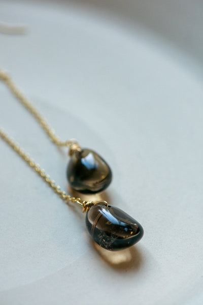QUARTZ DROP EARRINGS