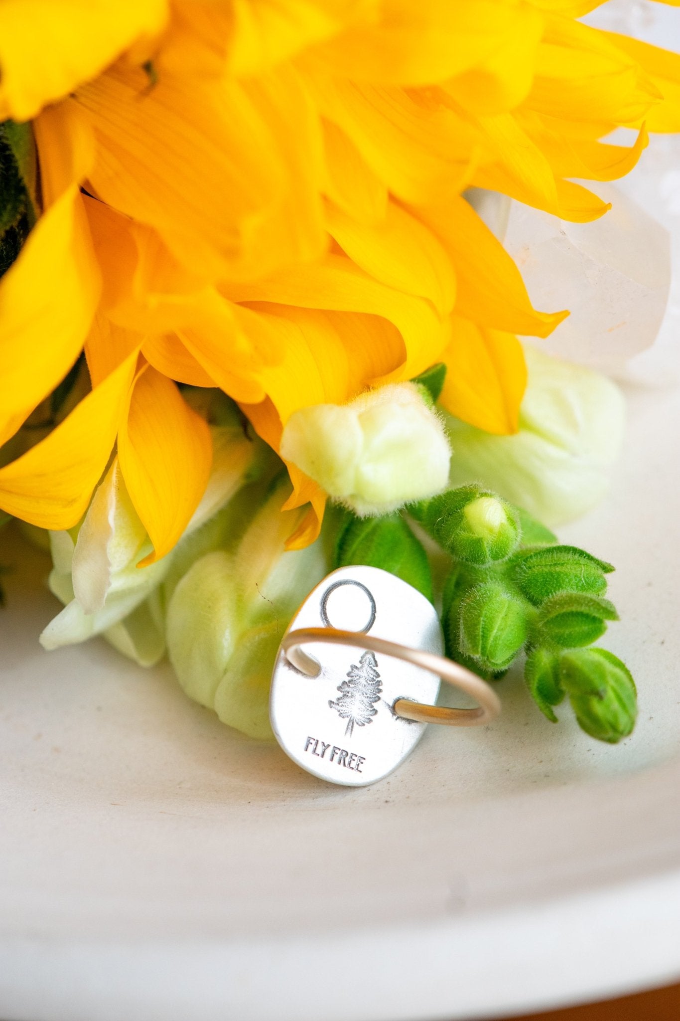 RAINBOW SHINING AQUAMARINE RING