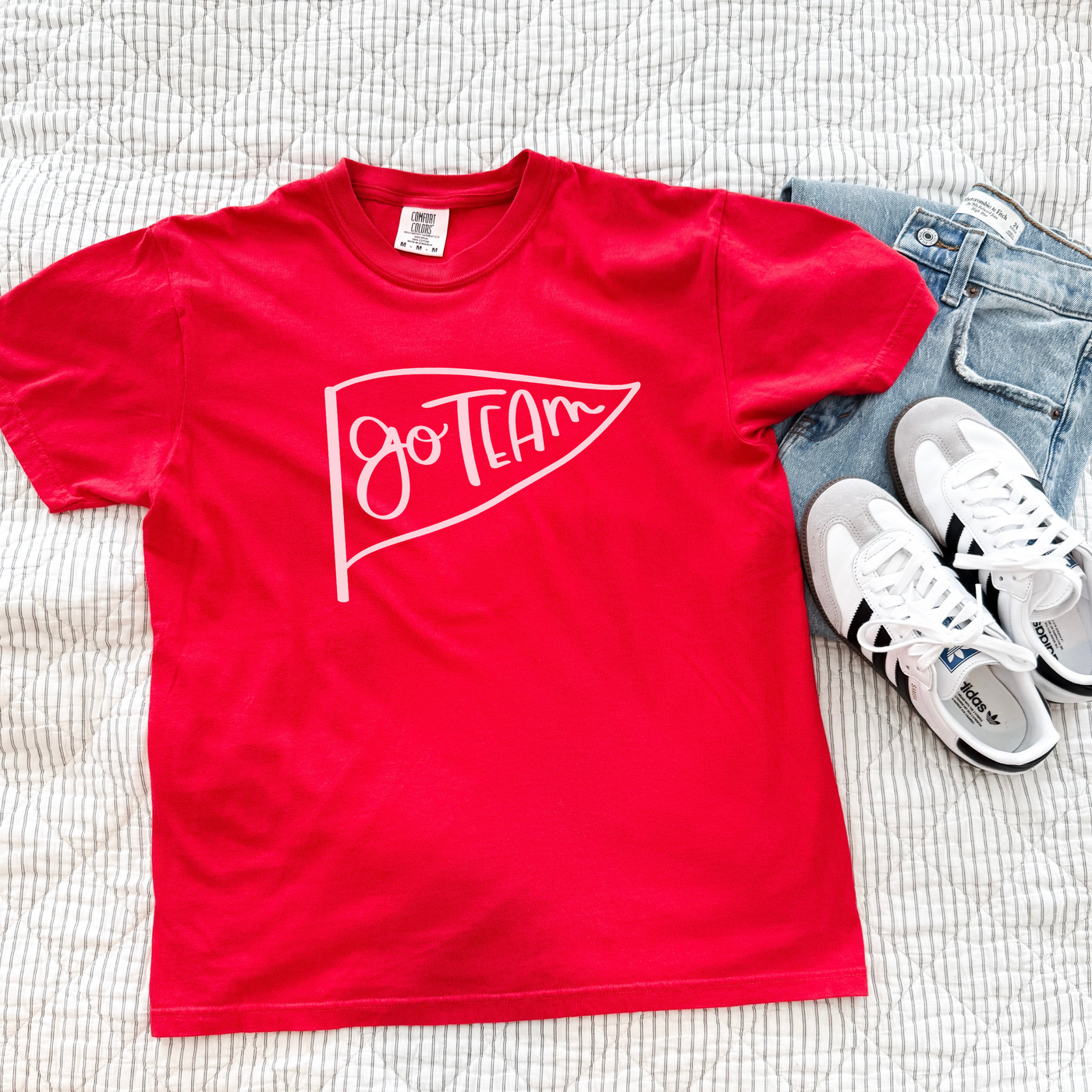 Go Team Pennant Tee Shirt