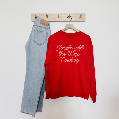 Jingle All the Way, Cowboy Crewneck Sweatshirt