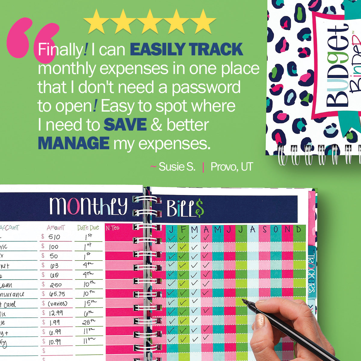 Budget Binder™ Bill Tracker Financial Planner