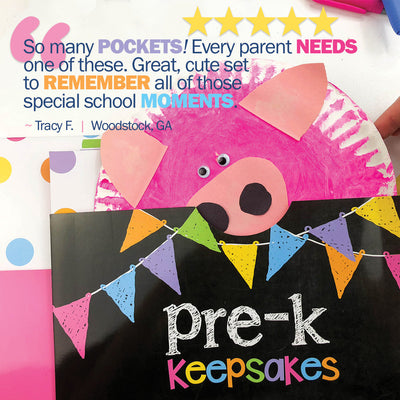 Class Keeper® School Days Memory Book + BONUS App Membership + BONUS Earn & Learn® Chore Chart Pad | (2) Styles