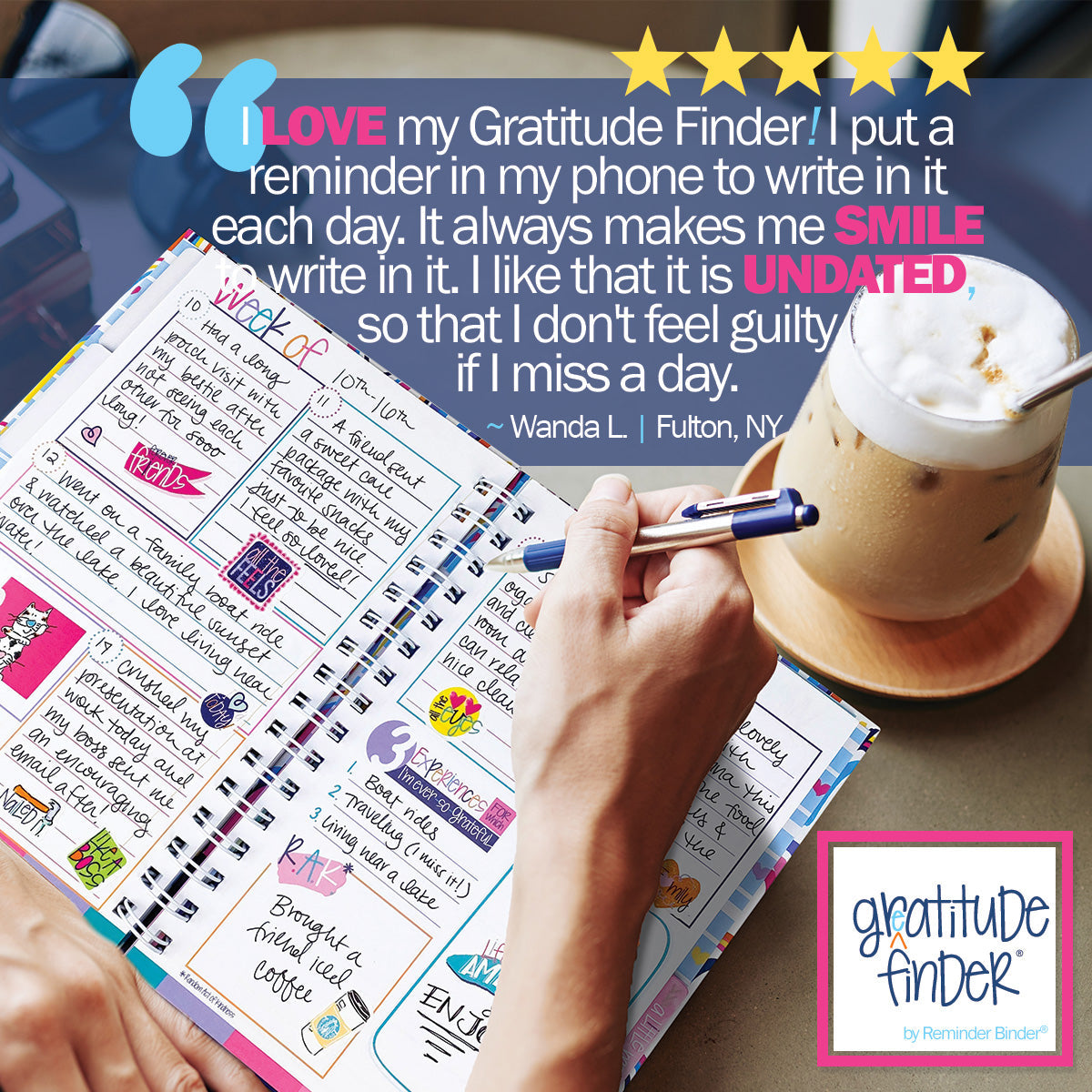 Bundle of THREE Gratitude Finder® Journals