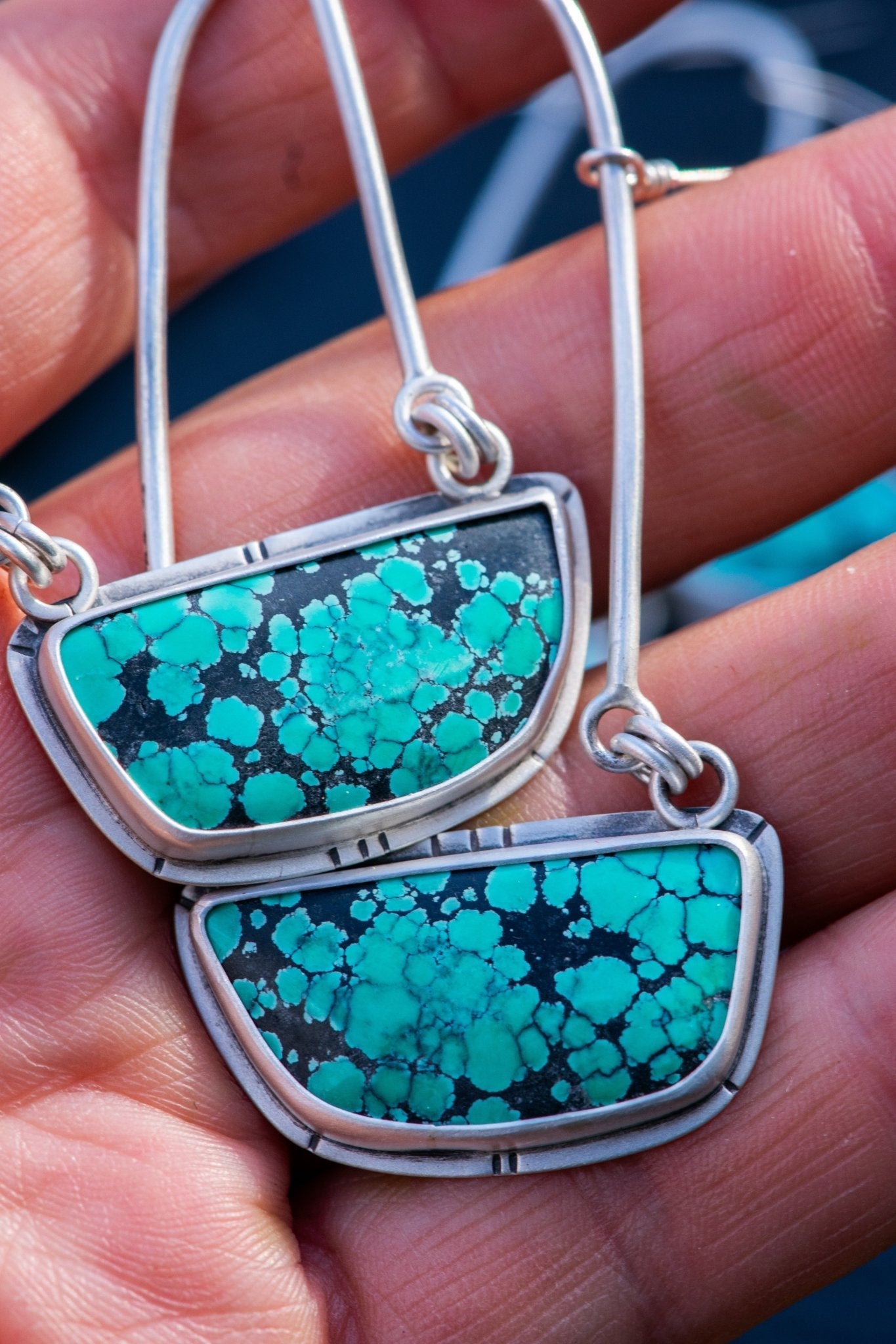 RISING TURQUOISE EARRINGS