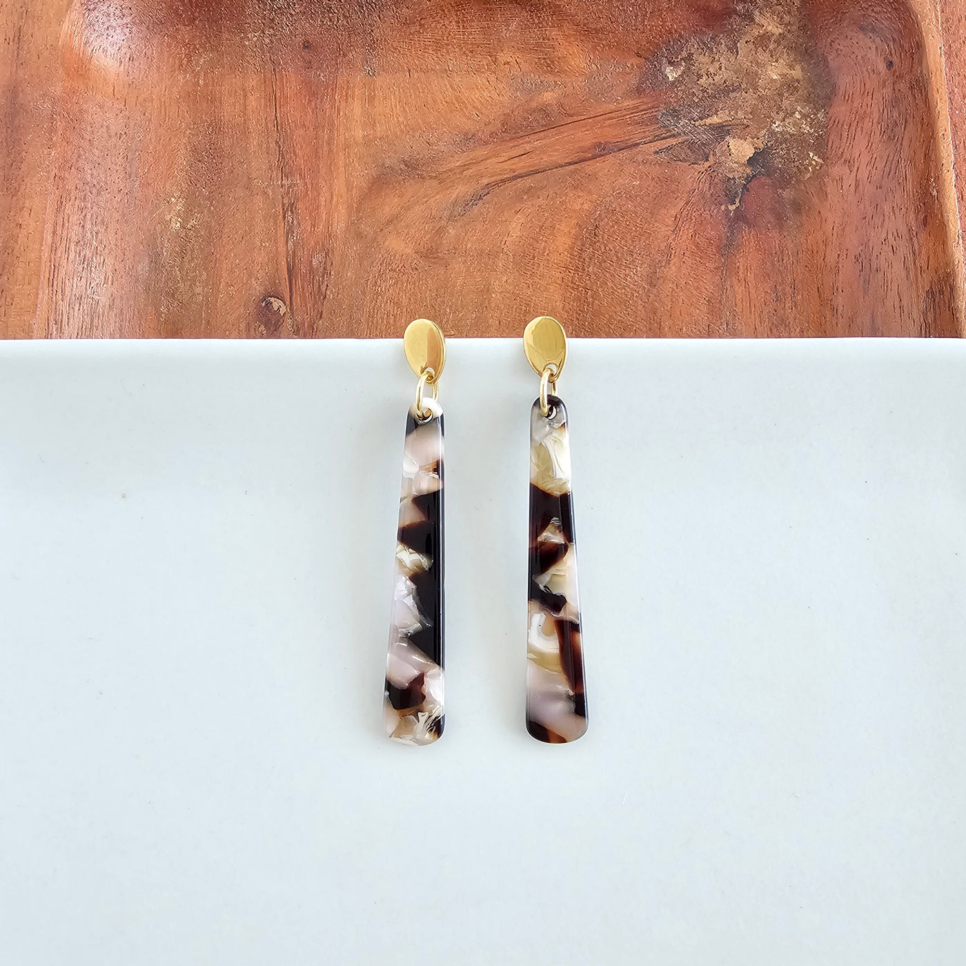 Blair Earrings - Chai Tea