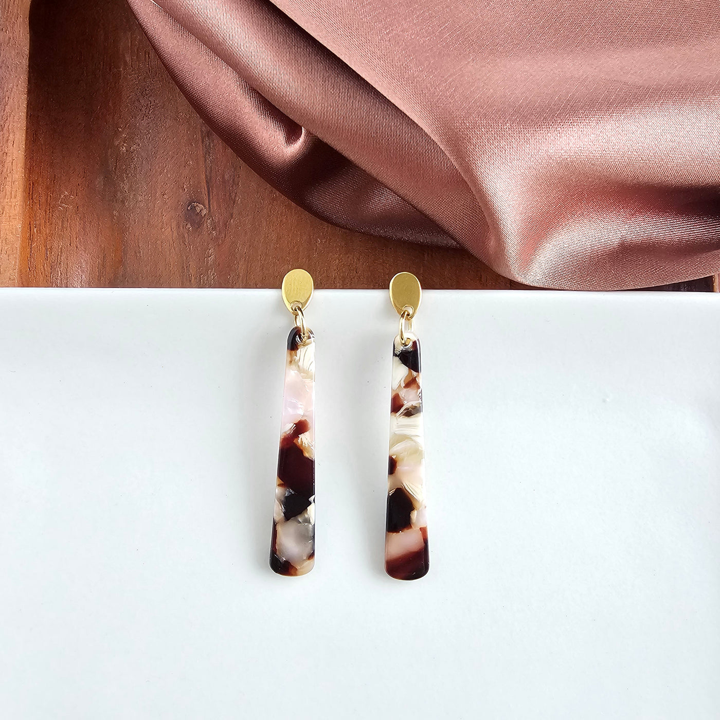 Blair Earrings - Chai Tea