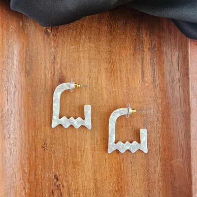 Ghost Hoops - Cream