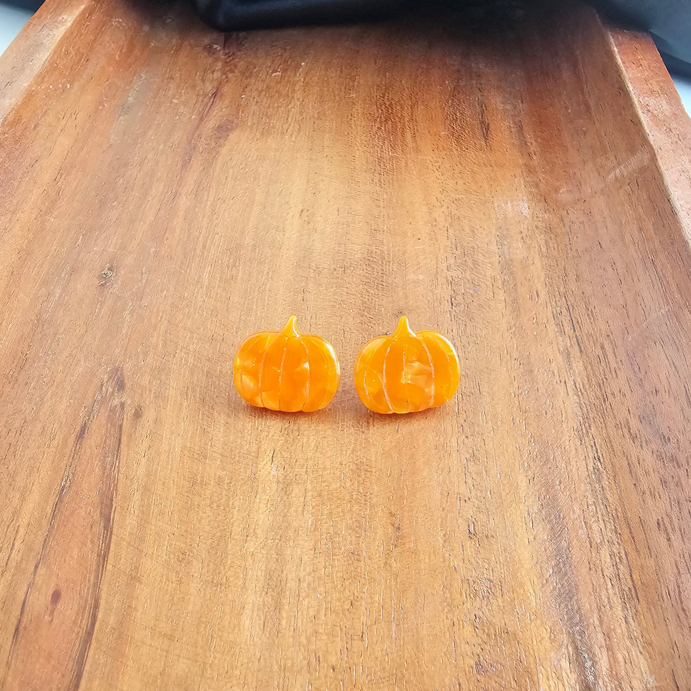 Pumpkin Patch Studs - Orange