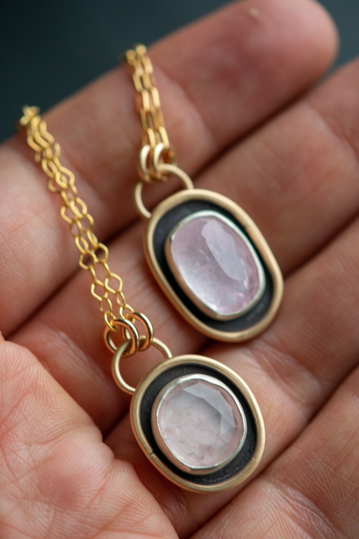 ROSE QUARTZ + MORGANITE