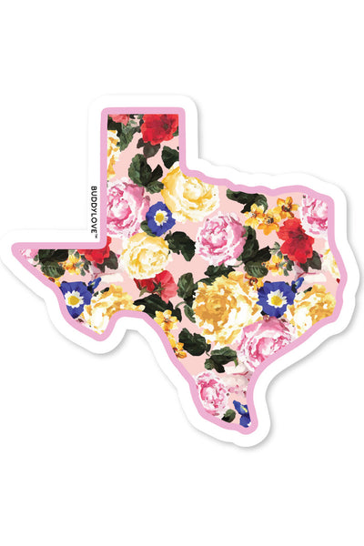 Texas Rose Sticker