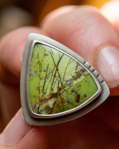 RUMBLING GREEN OPAL RING