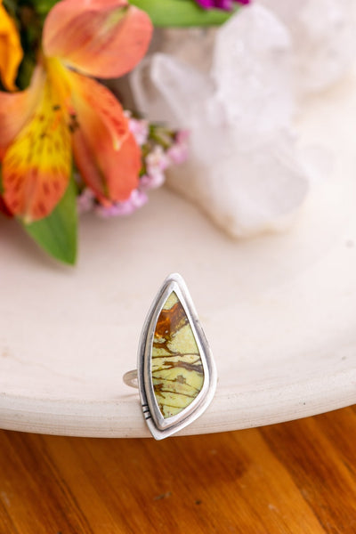 RUMBLING GREEN OPAL RING