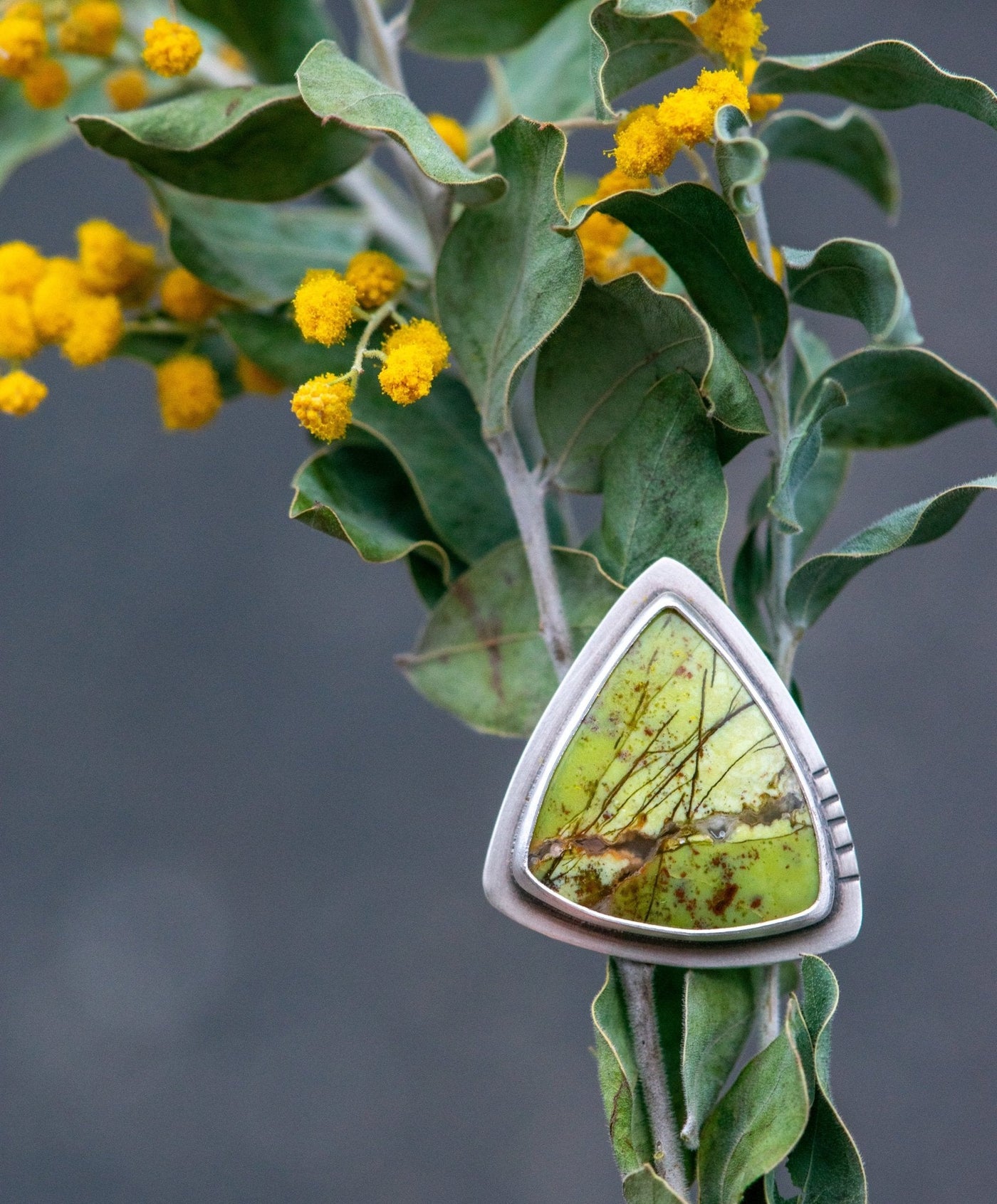 RUMBLING GREEN OPAL RING