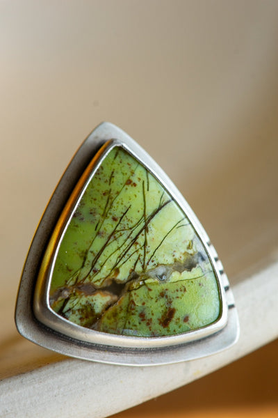 RUMBLING GREEN OPAL RING