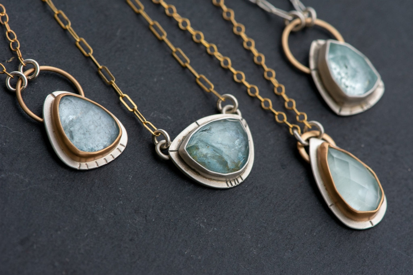 SHALLOW SEAS AQUAMARINE NECKLACES