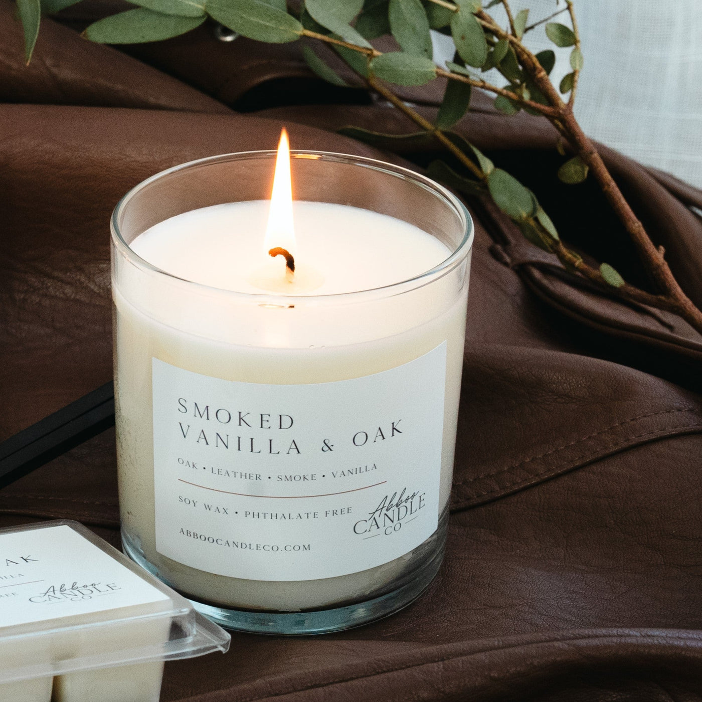 Smoked Vanilla and Oak Soy Tumbler Candle