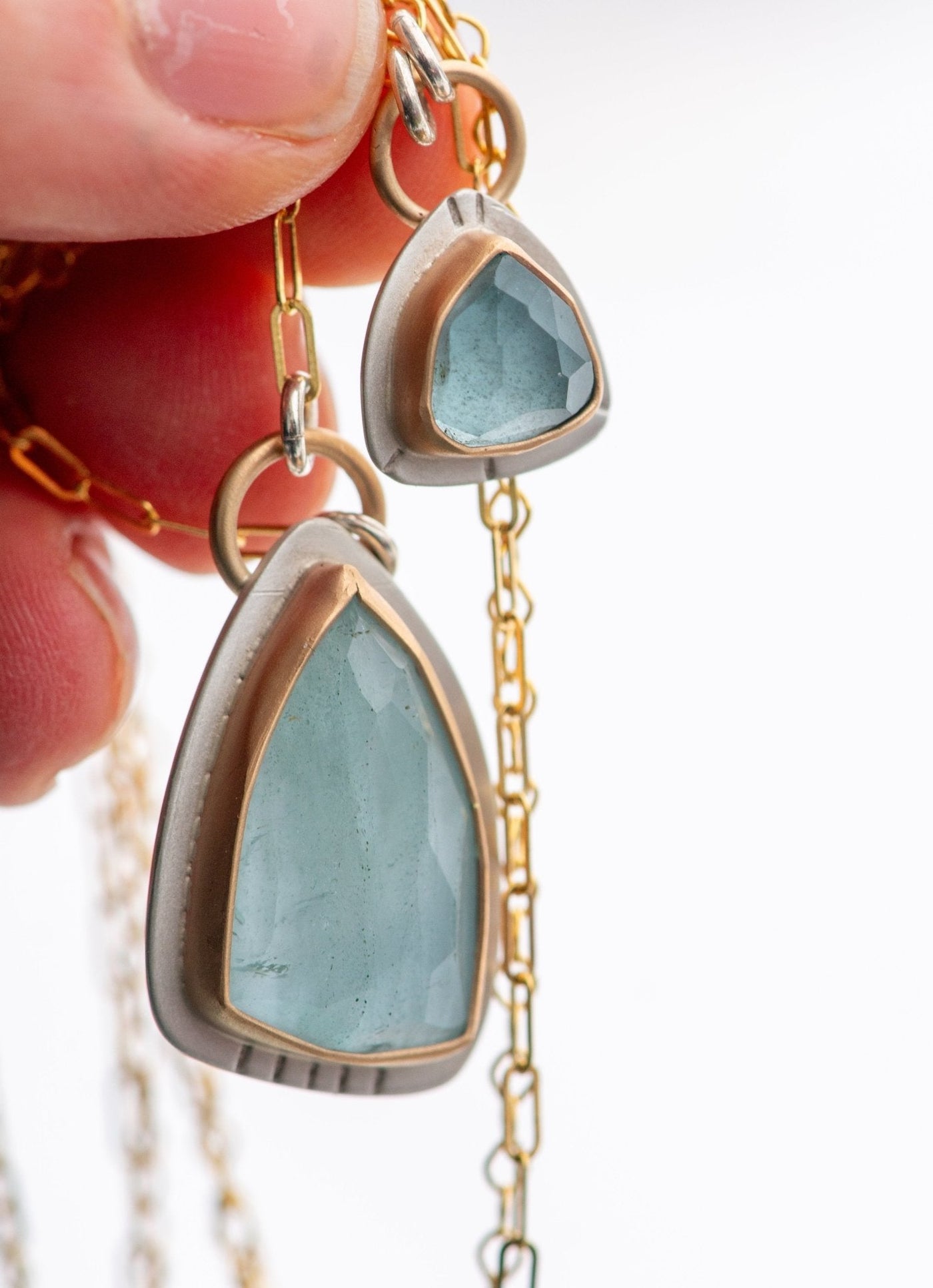 SOMETIMES YOU GOTTA AQUAMARINE NECKLACE