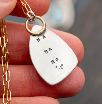 SOMETIMES YOU GOTTA AQUAMARINE NECKLACE