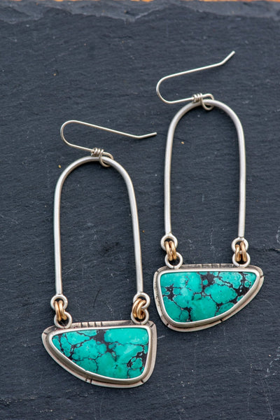 SOVEREIGN GROUND TURQUOISE EARRINGS