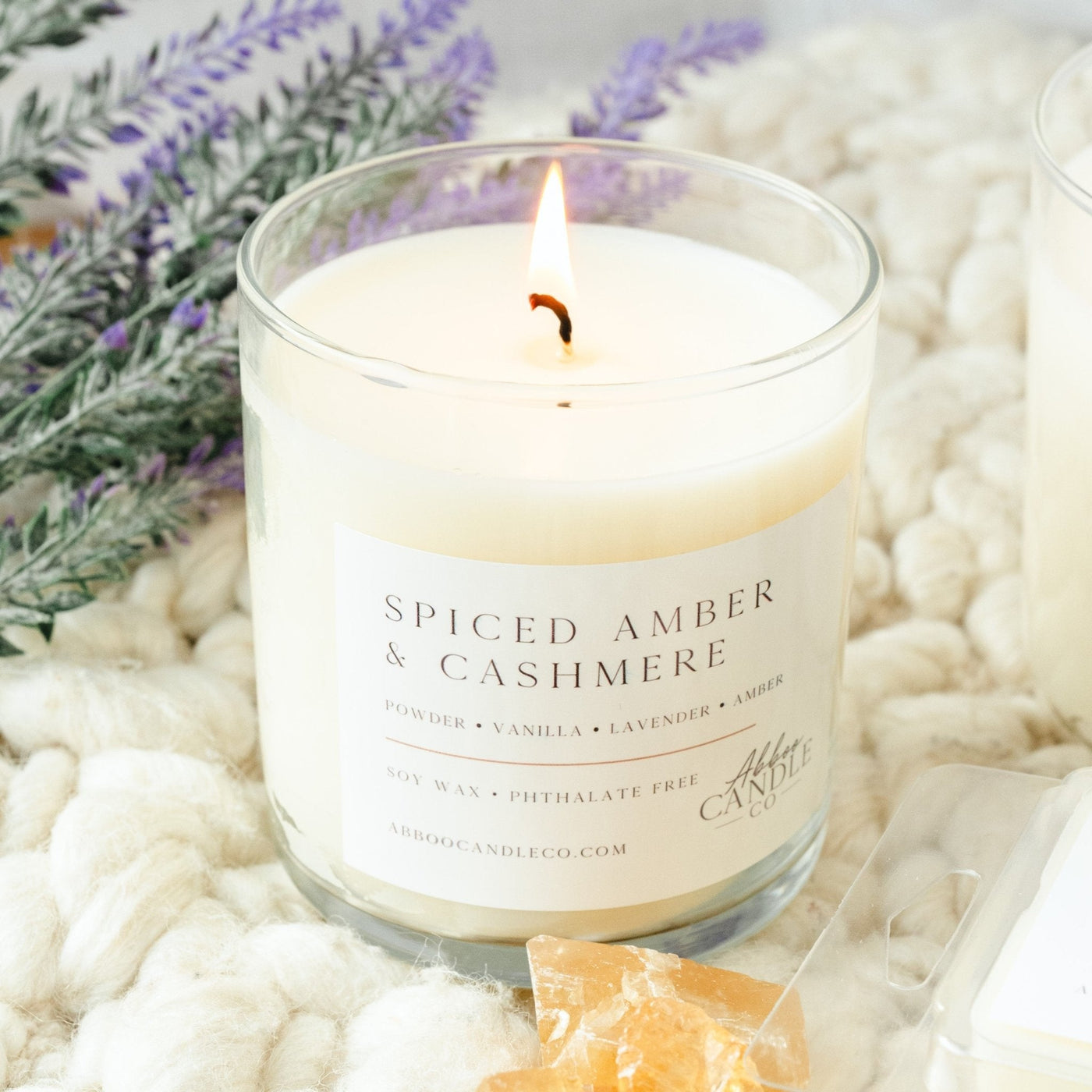 Spiced Amber and Cashmere Soy Tumbler Candle