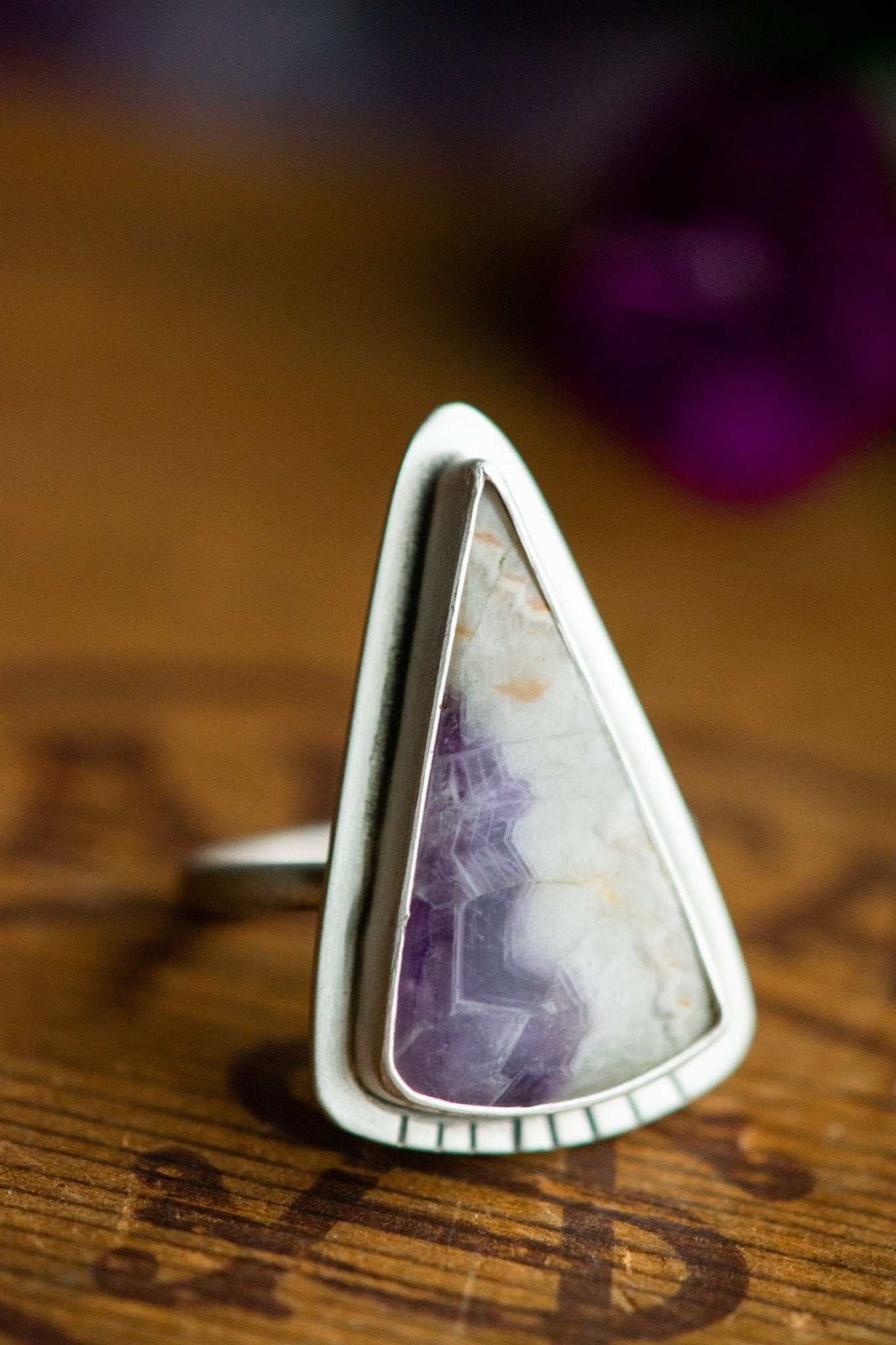 STRATA AMETHYST RING