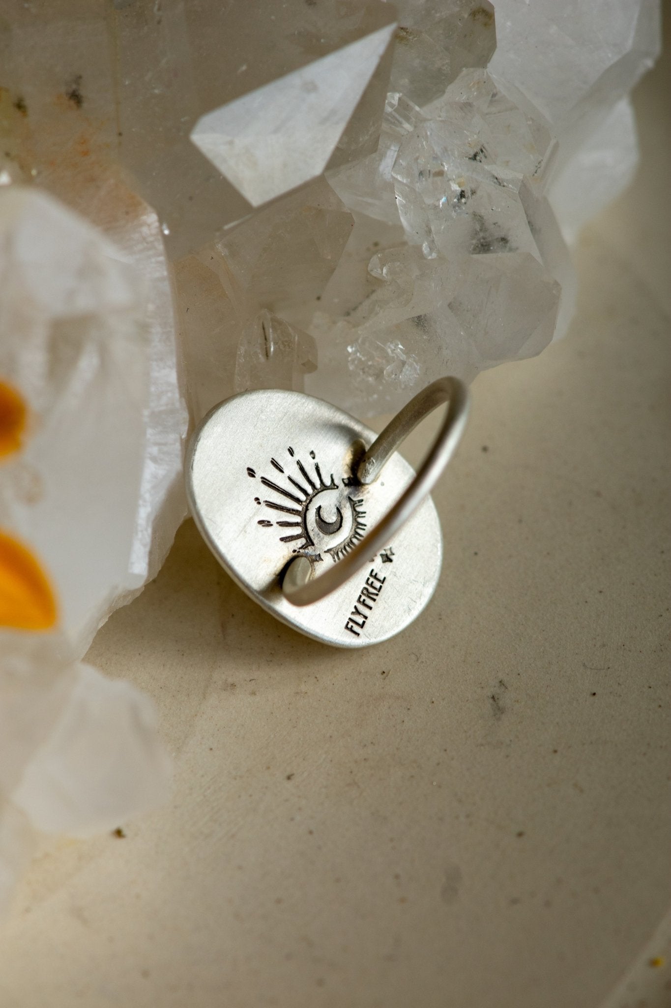 SUNNY RUTILATED QUARTZ RING