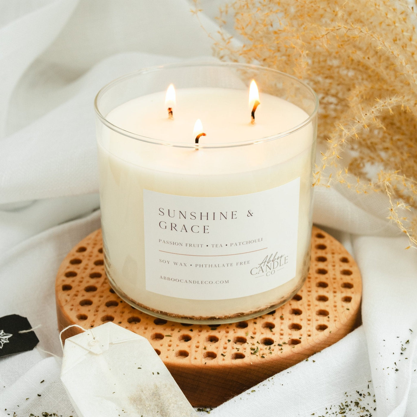 Sunshine and Grace 3-Wick Soy Candle