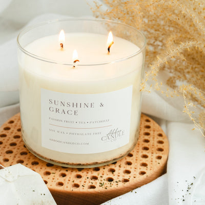 Sunshine and Grace 3-Wick Soy Candle