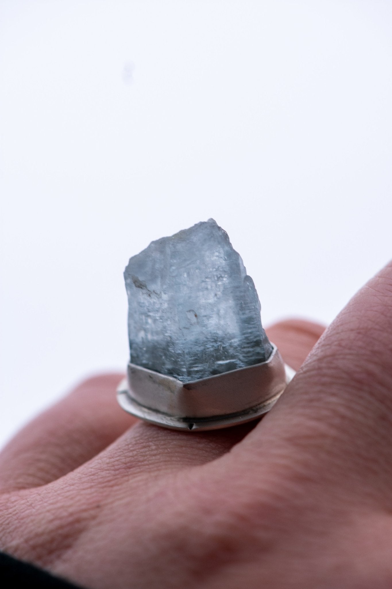 THE ICEBERG WILDCARD AQUAMARINE RING