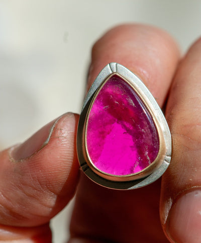TIL ITS HEAVEN RUBELLITE RING