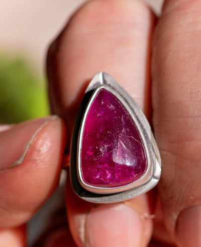 TO FIND TO SEEK PINK TOURMALINE RING
