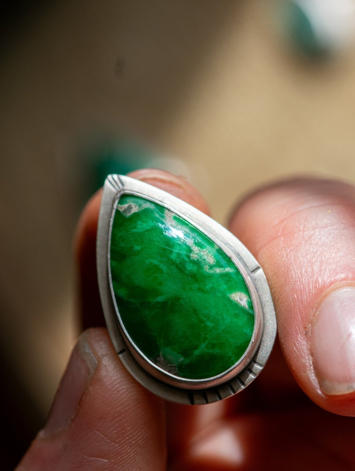 VERDE VARISCITE RING