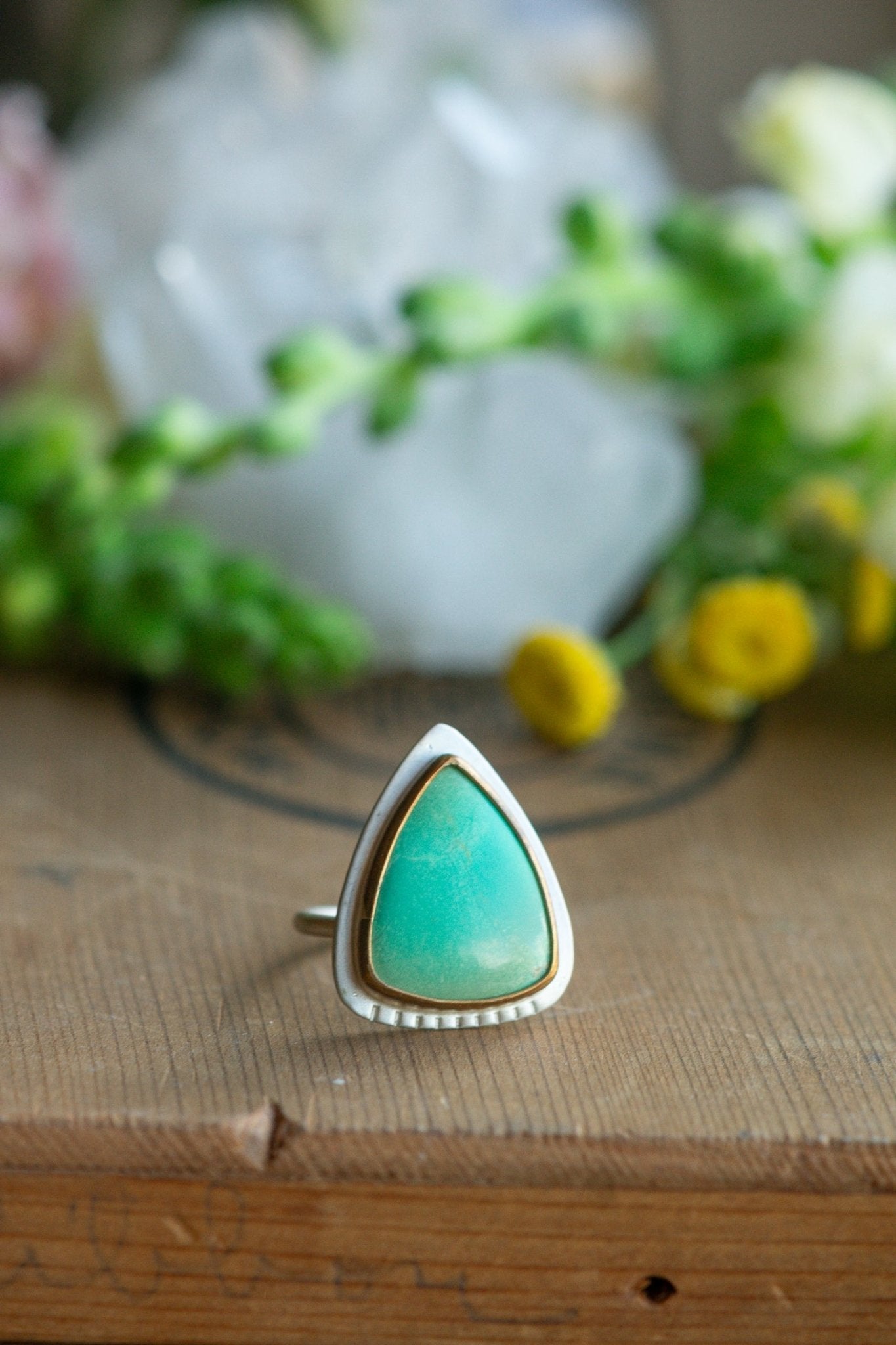 VIRDANT VARISCITE RING